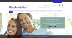 Desktop Screenshot of cliftondentalclinic.co.uk